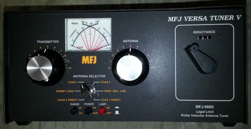 MFJ-989D Tuner | KV5R.COM