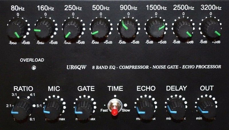 EQ for IC-7300 8 Band Sound Compressor Equalizer with NOISE GATE to ICOM IC7300