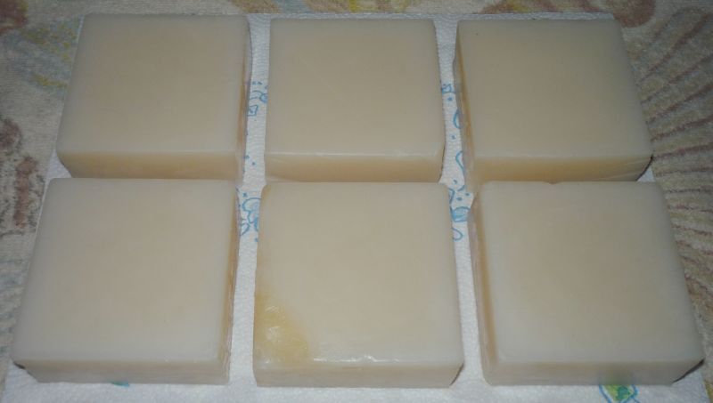 6 3-inch square soap bars