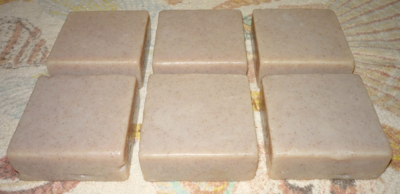 6 3-inch square soap bars